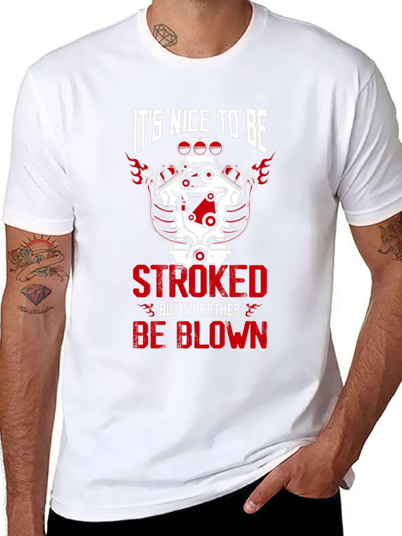 Its Nice To Be Stroked Graphic T-Shirt