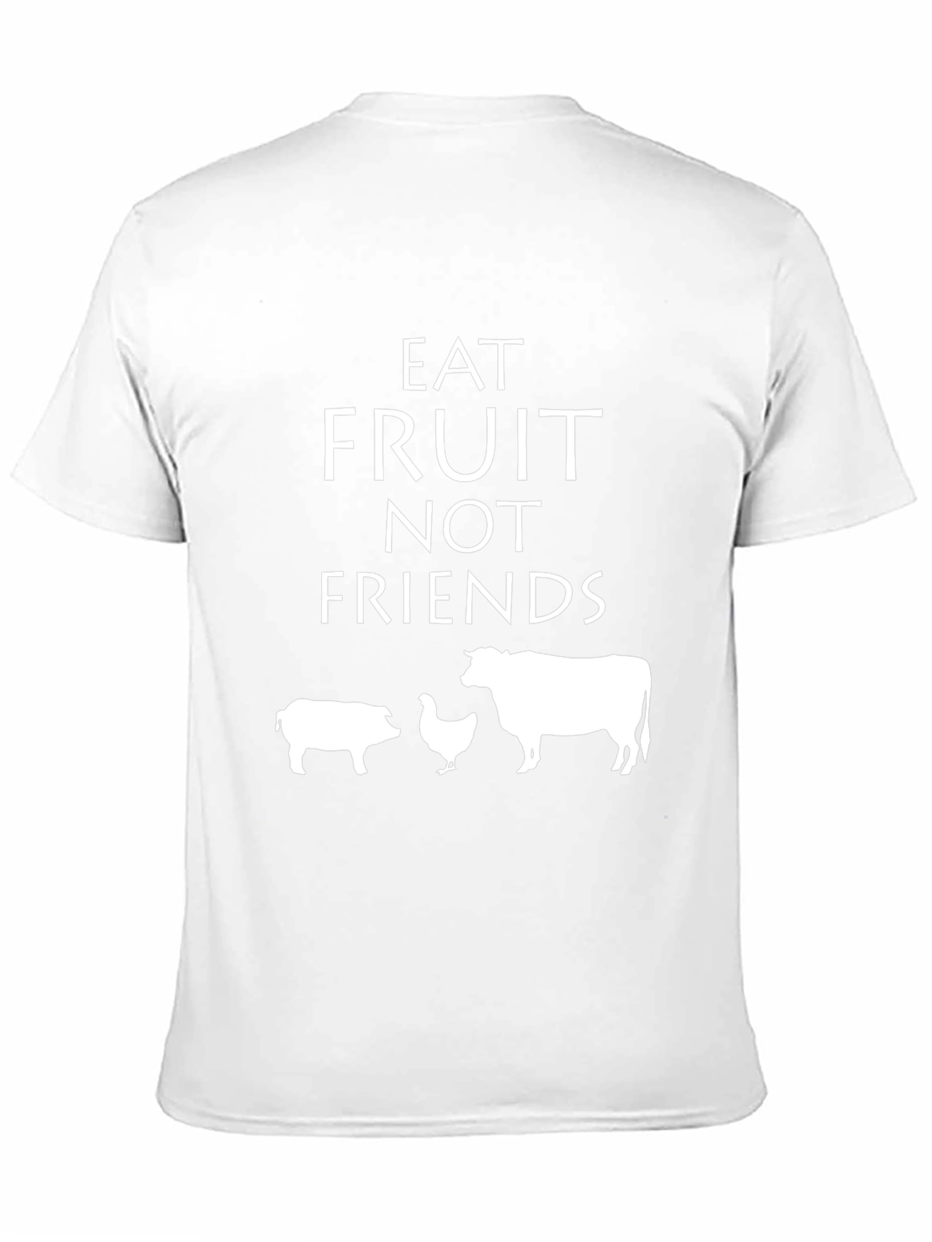 Eat Fruit Not Friends Vegan T-Shirt