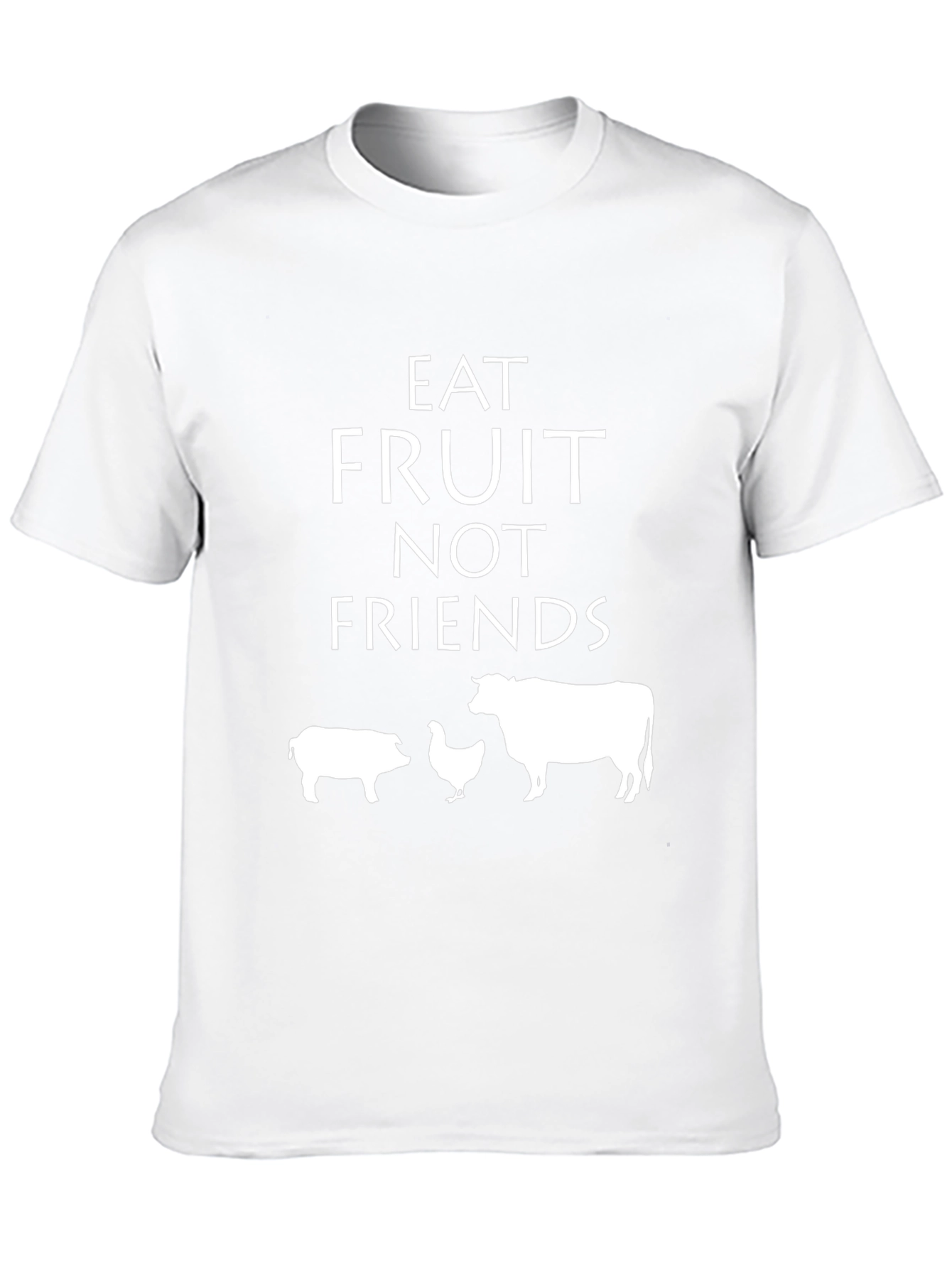 Eat Fruit Not Friends Vegan T-Shirt