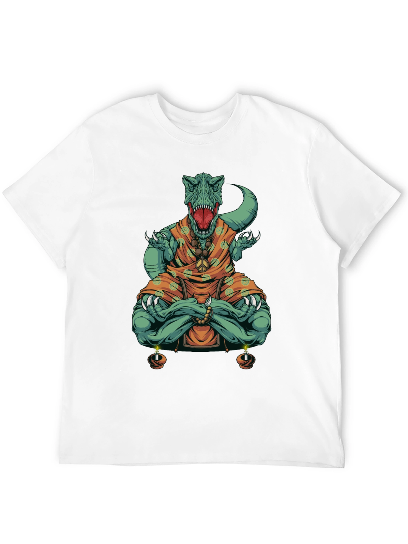 Meditating Dinosaur T-Shirt