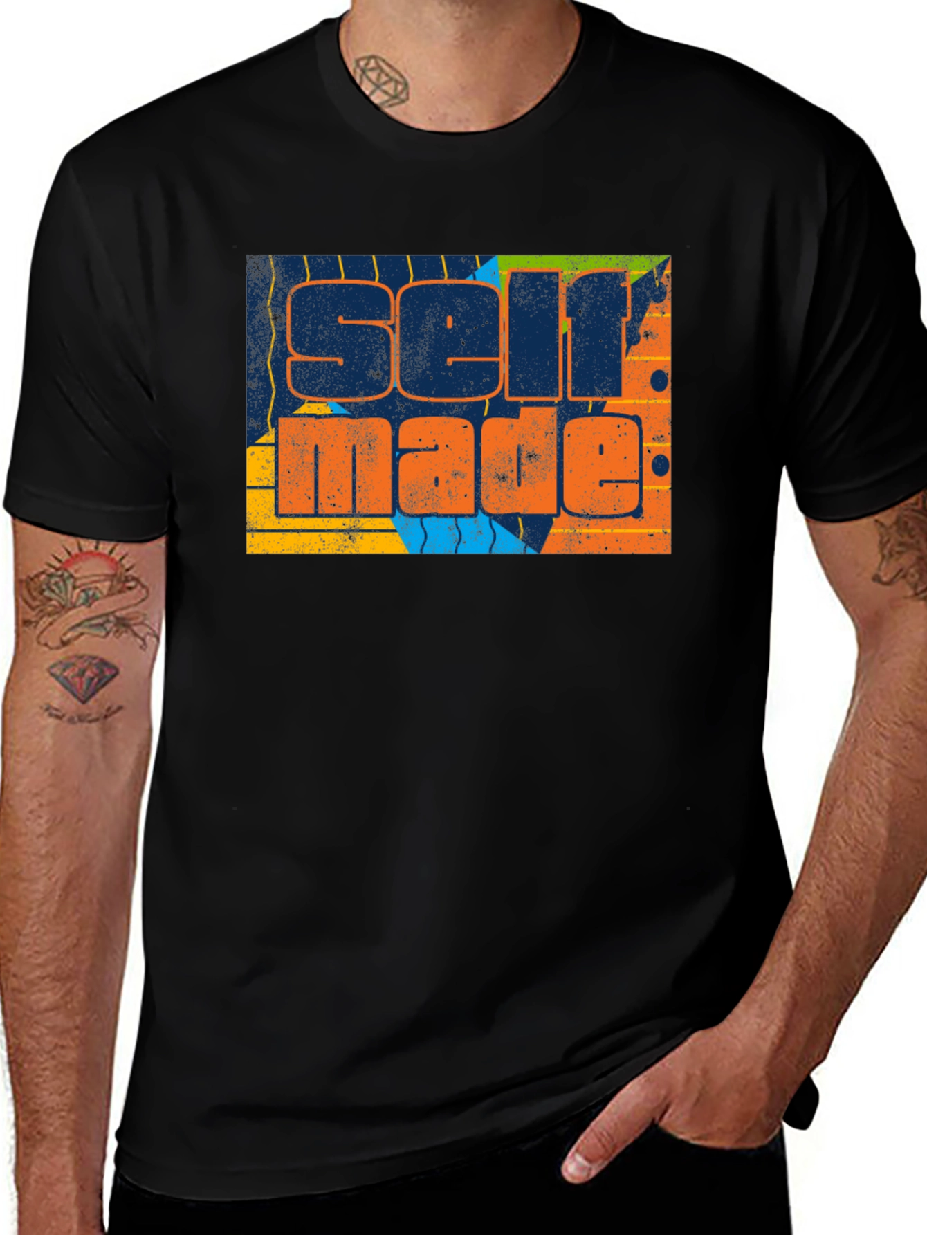Self Made Graphic T-Shirt