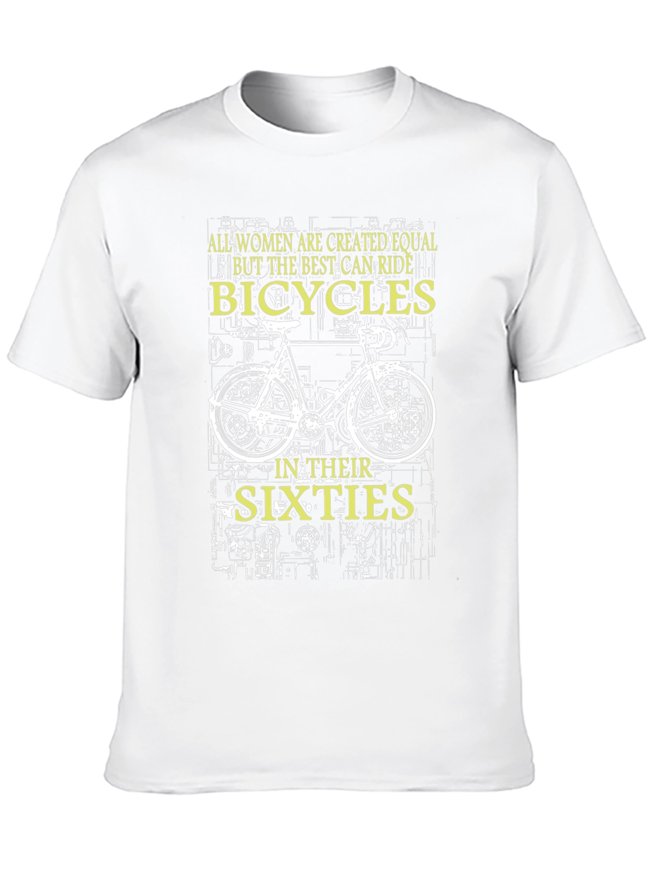 Women Bicycles Sixties Graphic T-Shirt