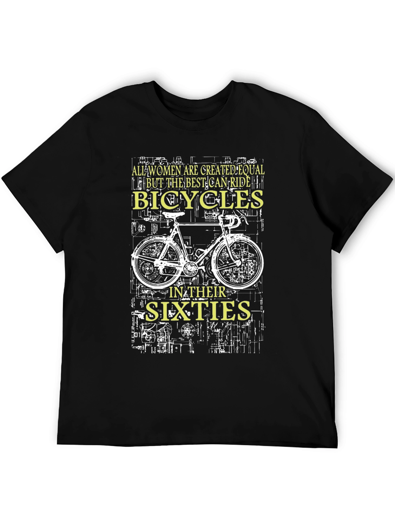 Women Bicycles Sixties Graphic T-Shirt
