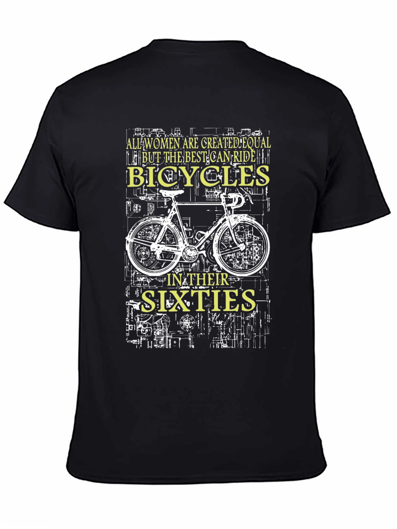 Women Bicycles Sixties Graphic T-Shirt