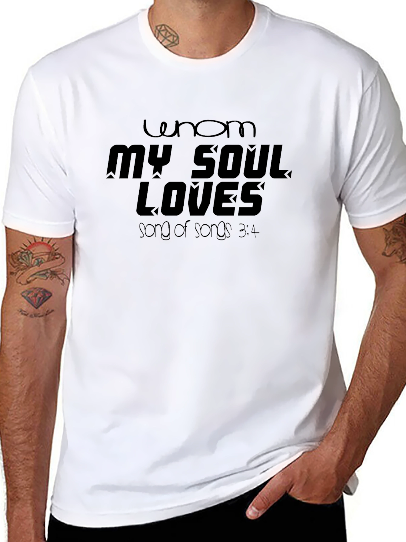 Whom My Soul Loves Black T-Shirt