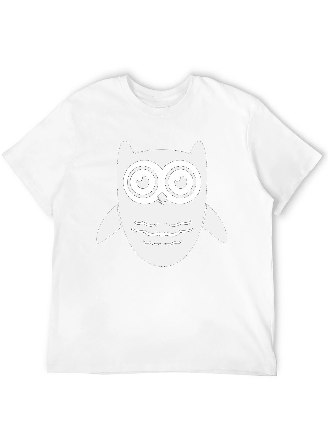 Owl Graphic Tee - Stylish Black T-Shirt