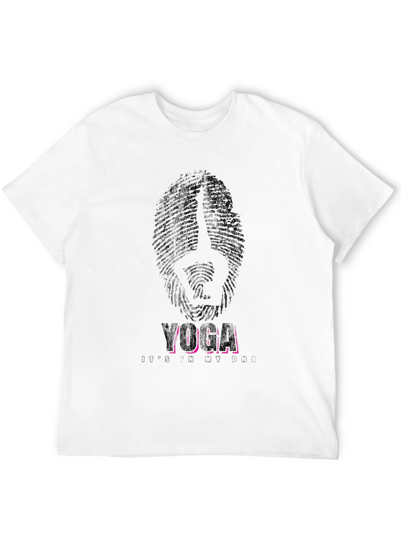 Yoga Fingerprint Graphic Tee - Relaxed Fit