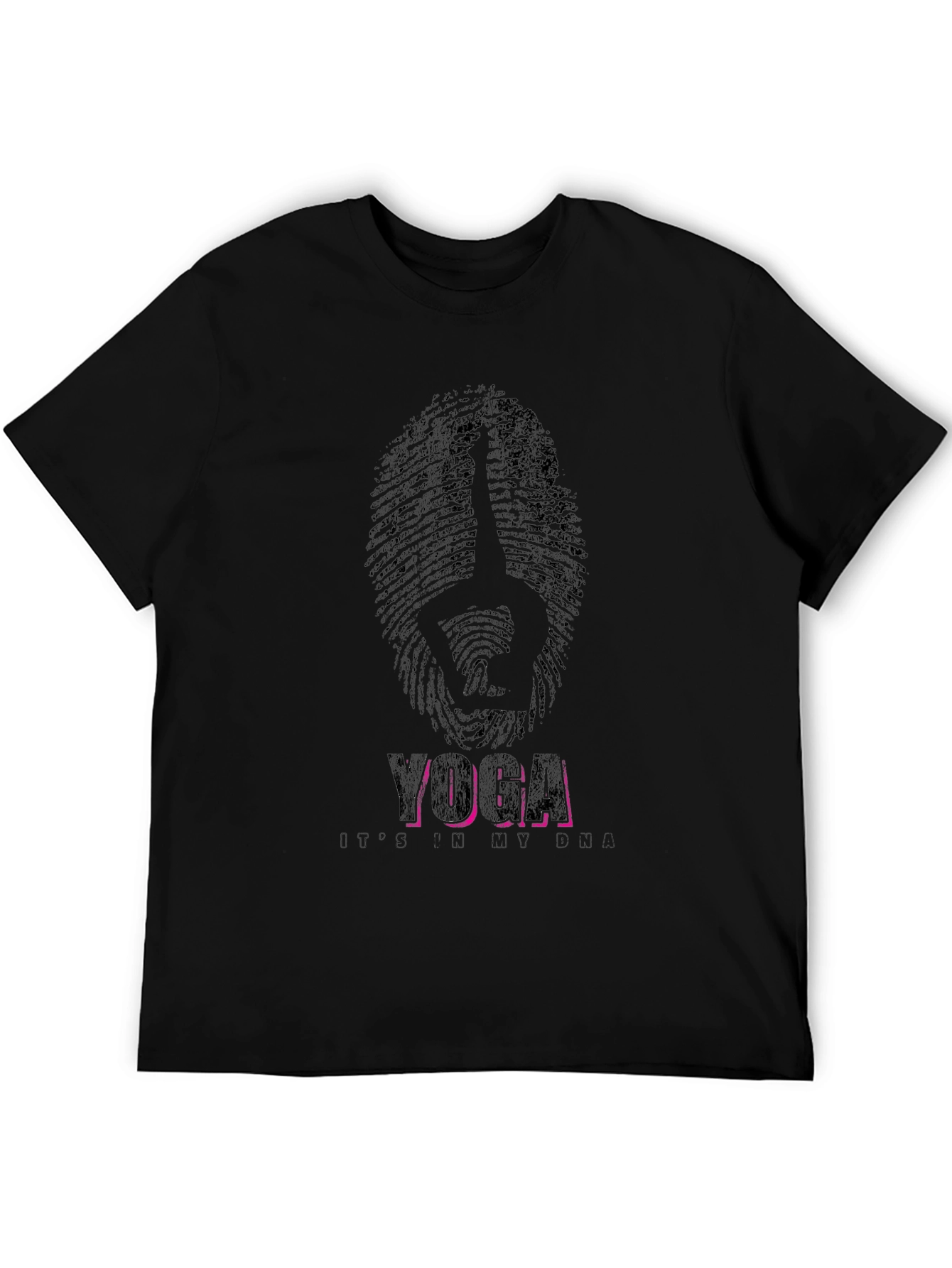 Yoga Fingerprint Graphic Tee - Relaxed Fit