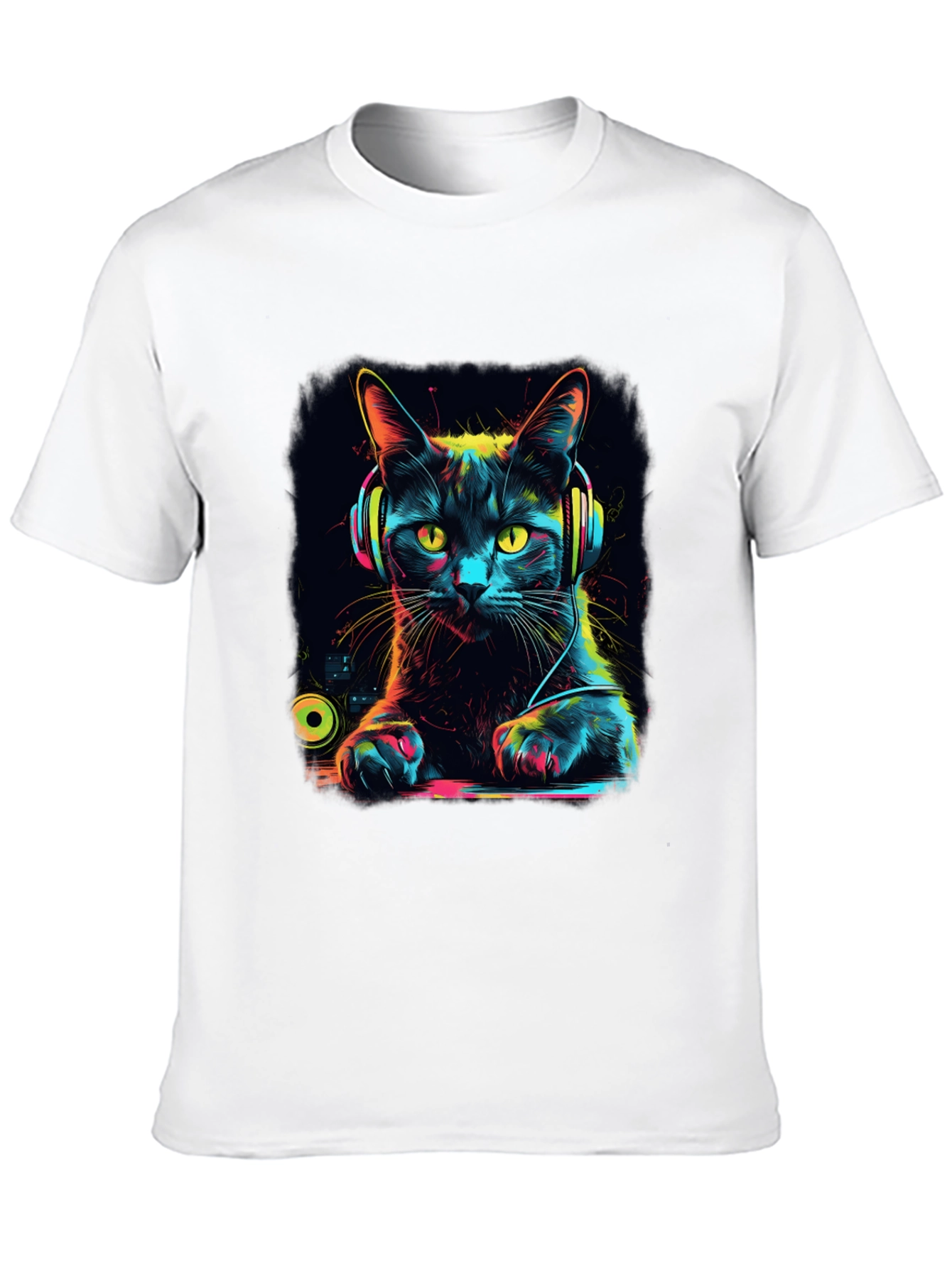 DJ Cat T-Shirt - Music Lover Tee