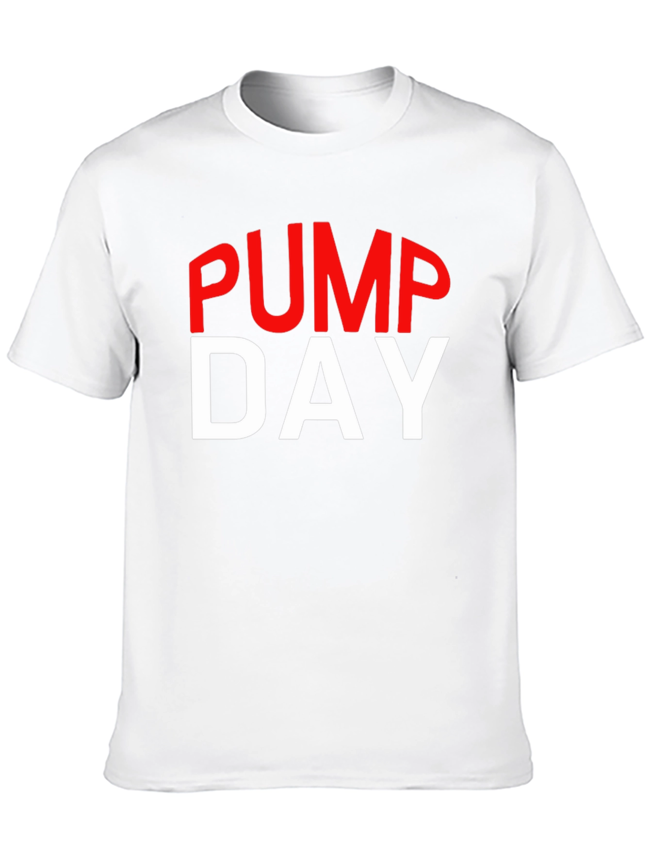 Pump Day Graphic Tee - Black Cotton Gym Shirt
