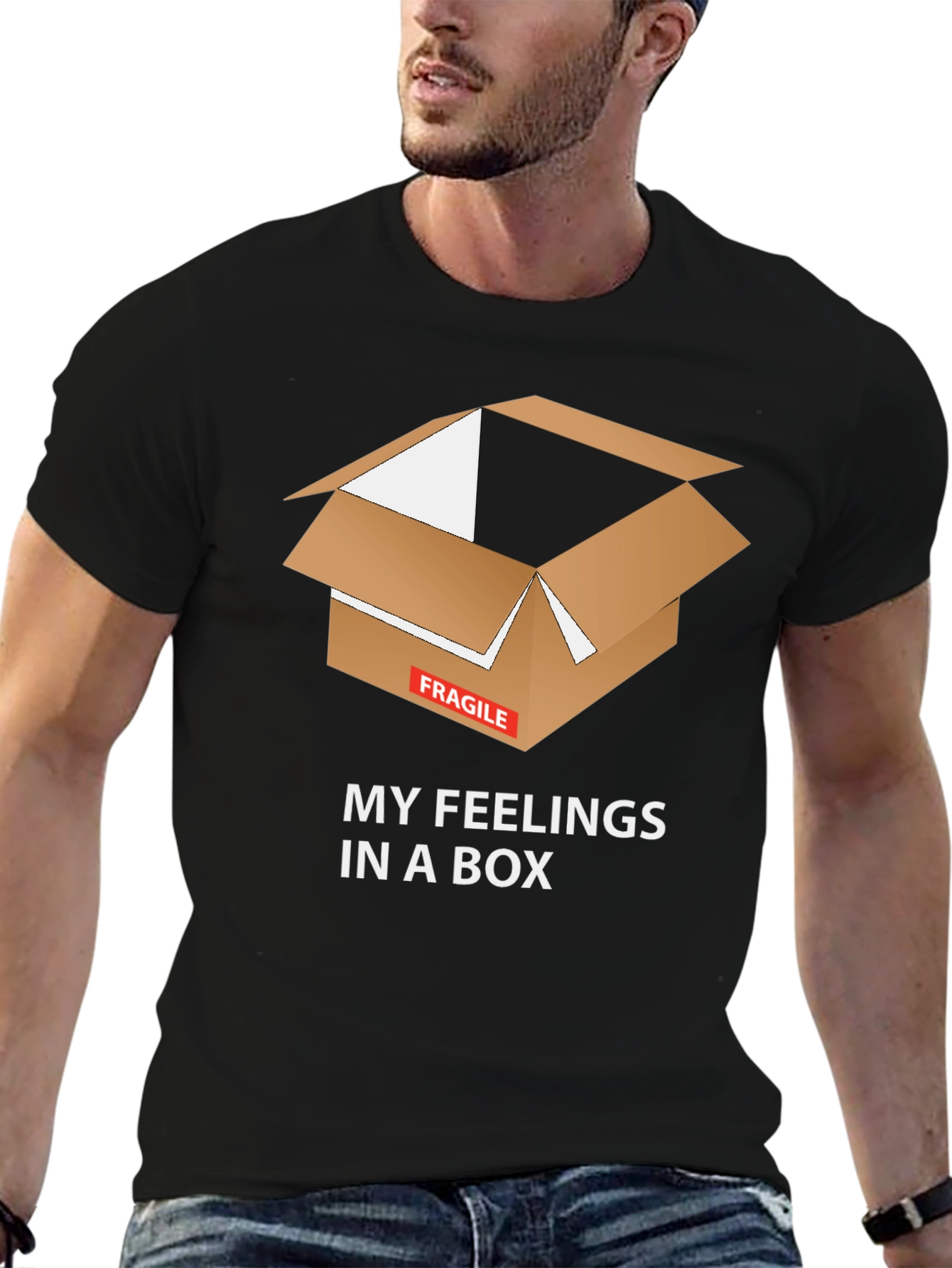 Fragile Feelings T-Shirt - Box Graphic Tee