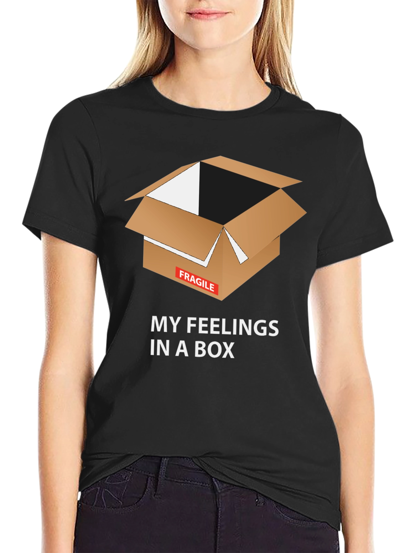 Fragile Feelings T-Shirt - Box Graphic Tee