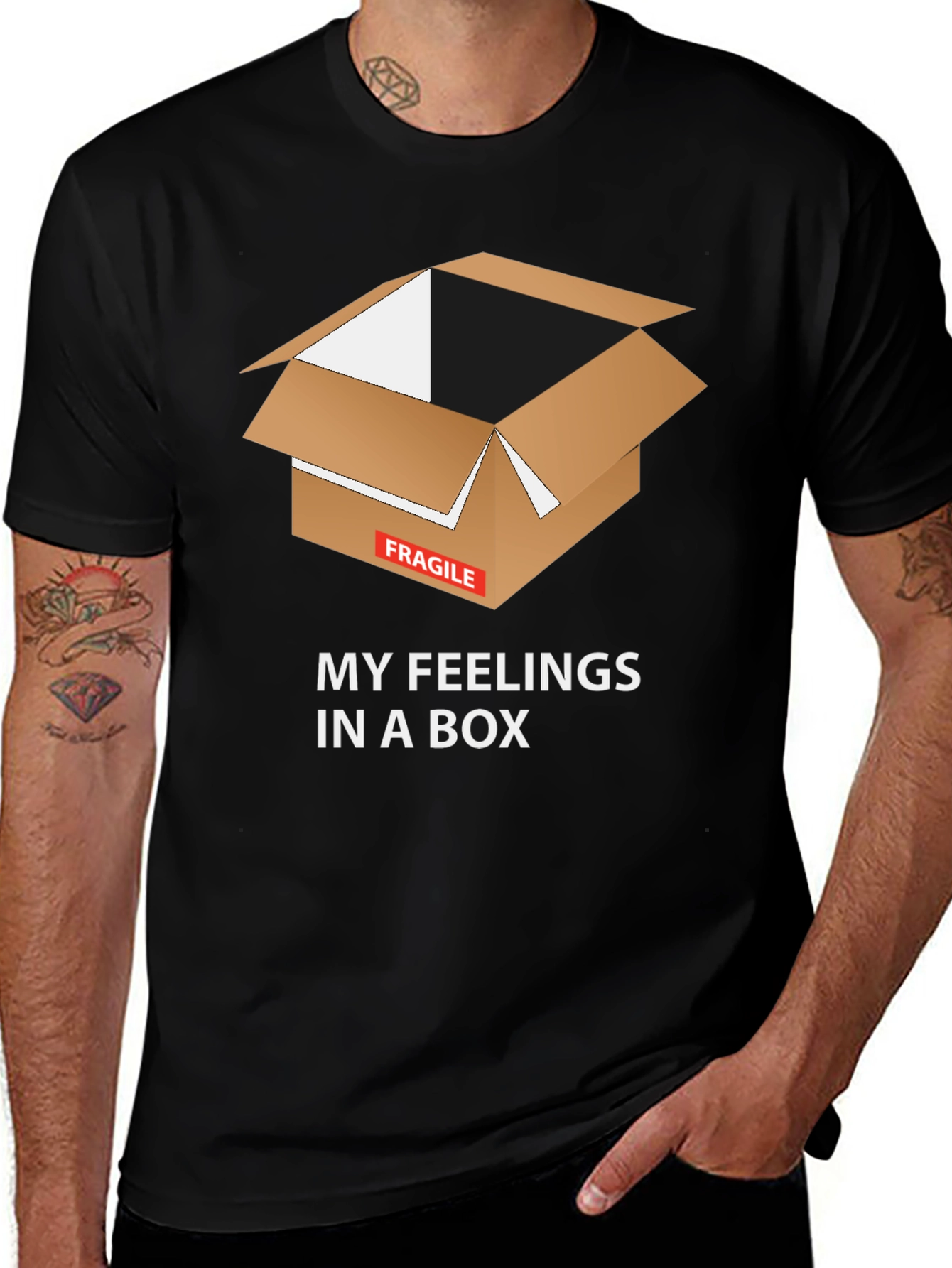 Fragile Feelings T-Shirt - Box Graphic Tee