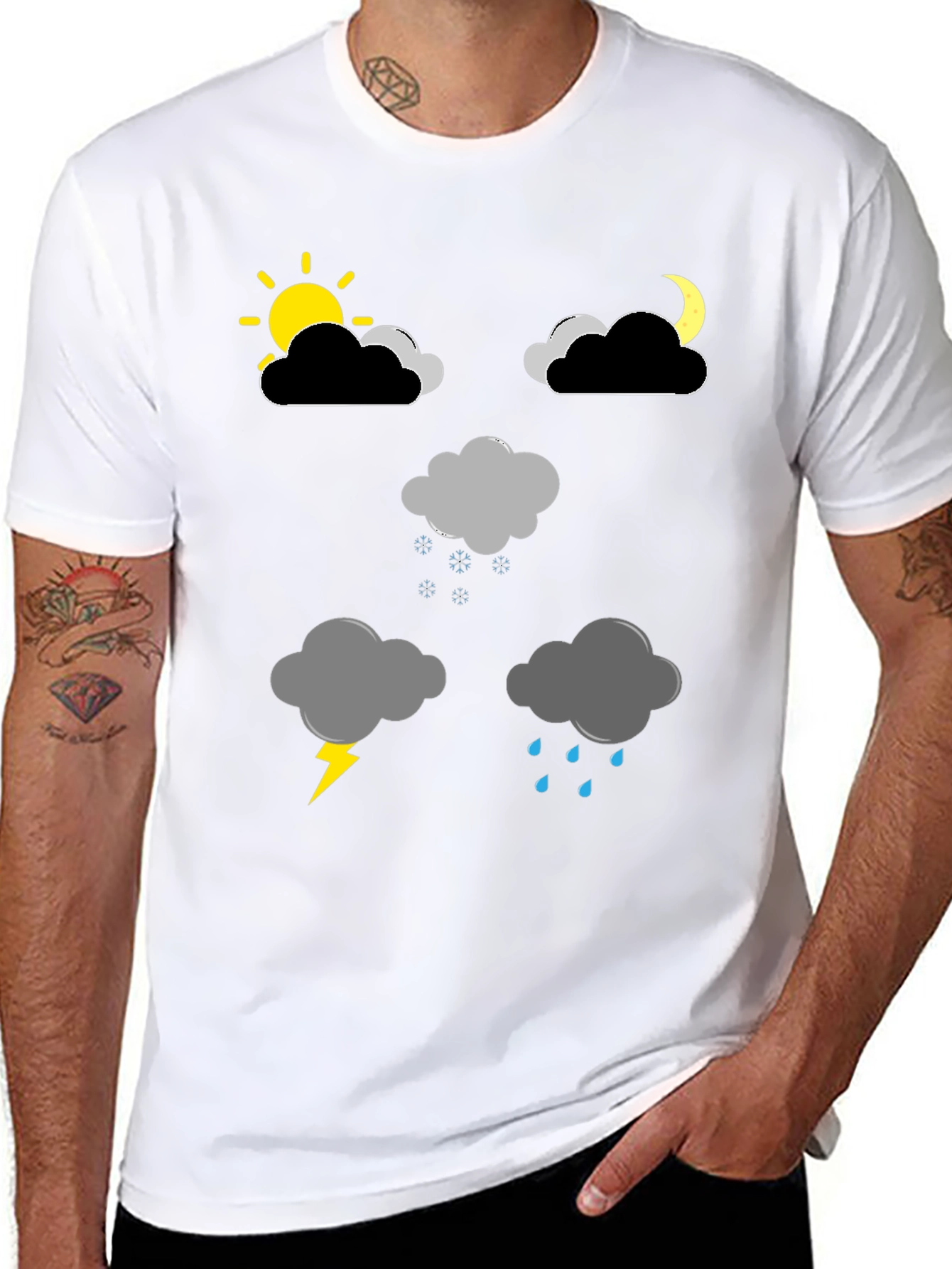 Weather Pattern Graphic T-Shirt