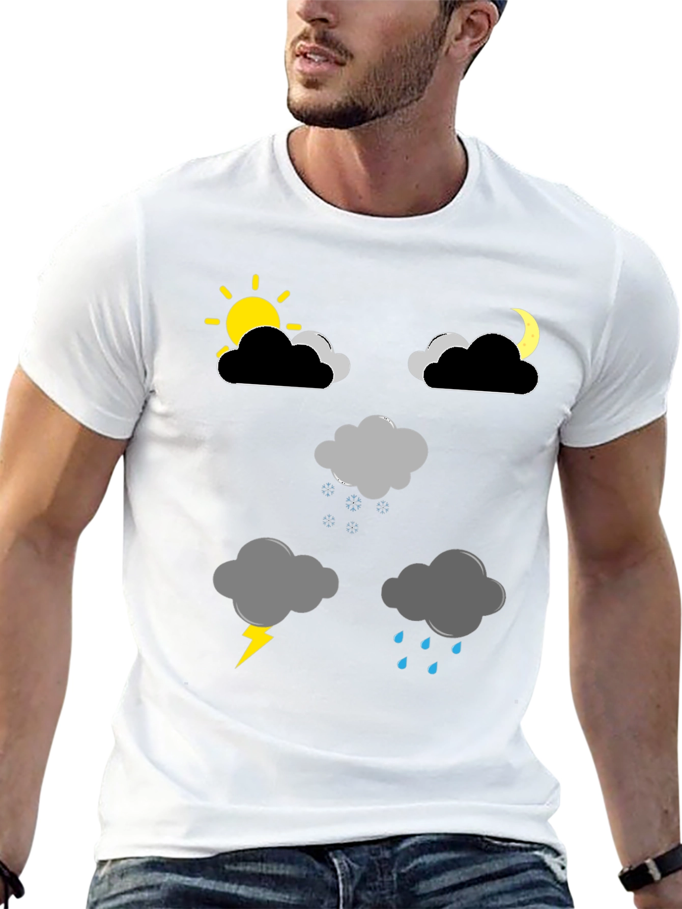 Weather Pattern Graphic T-Shirt