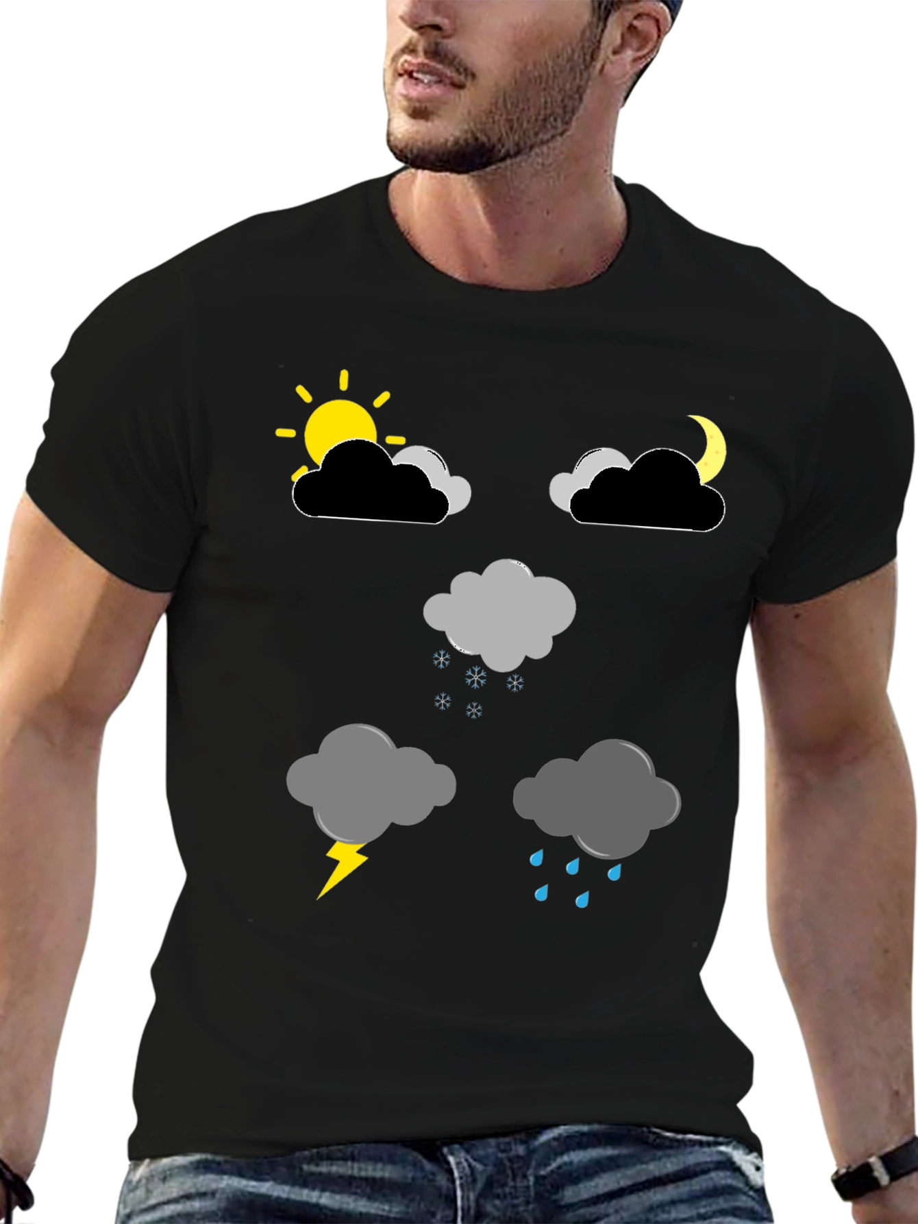 Weather Pattern Graphic T-Shirt