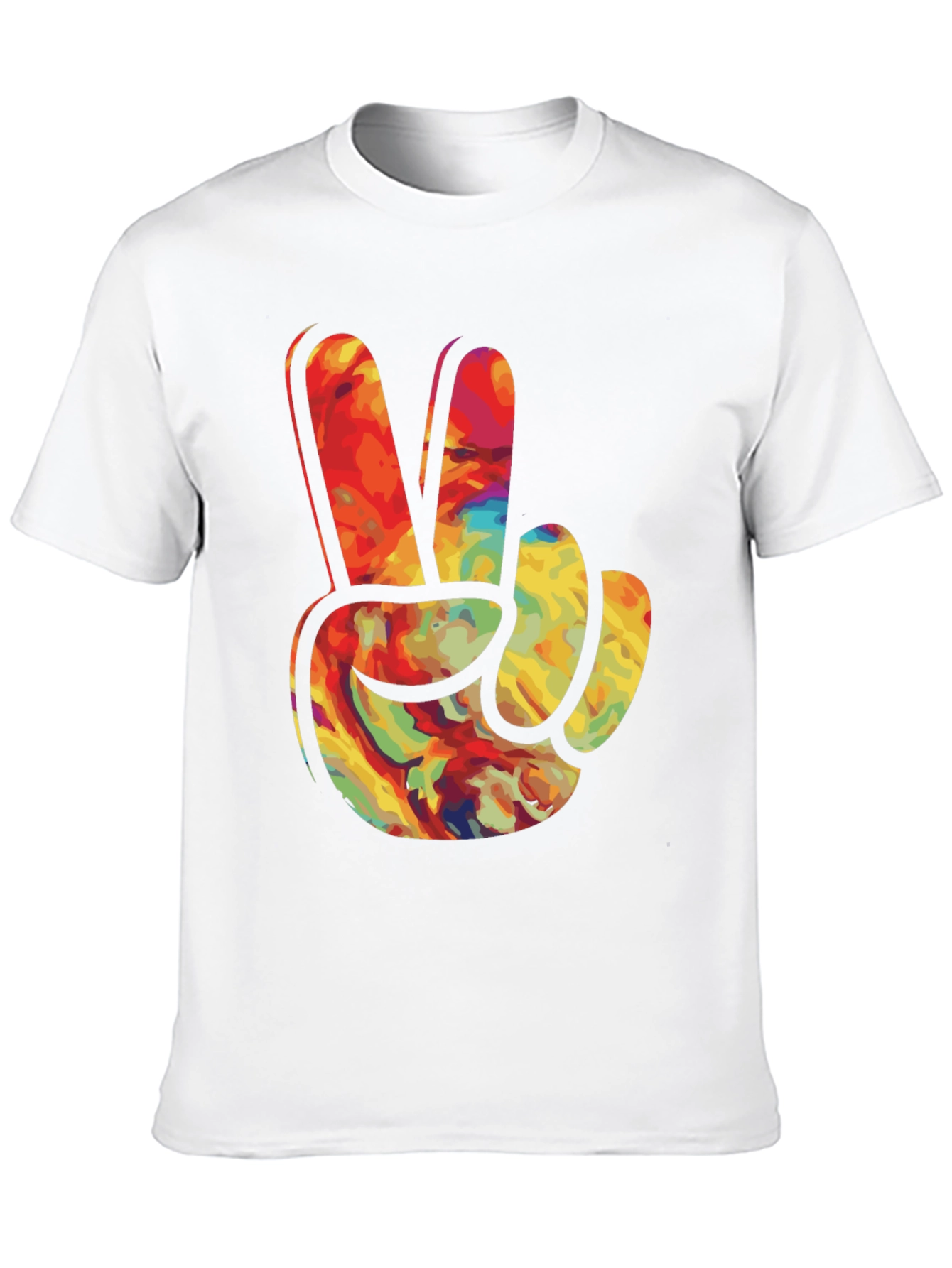 Peace Sign Graphic Tee - Retro Inspired Comfort