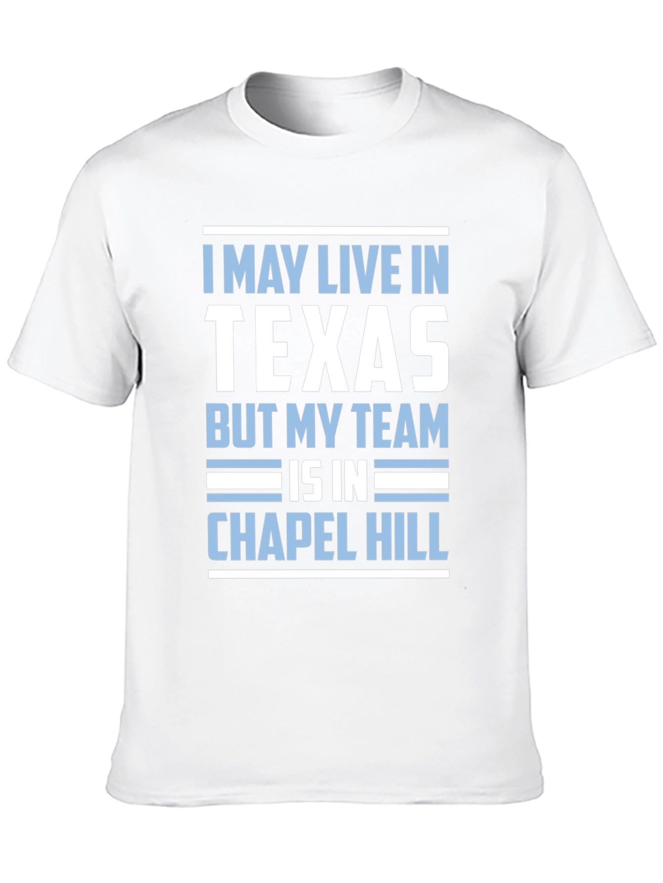 Texas Transplant Chapel Hill T-Shirt - Carolina Pride