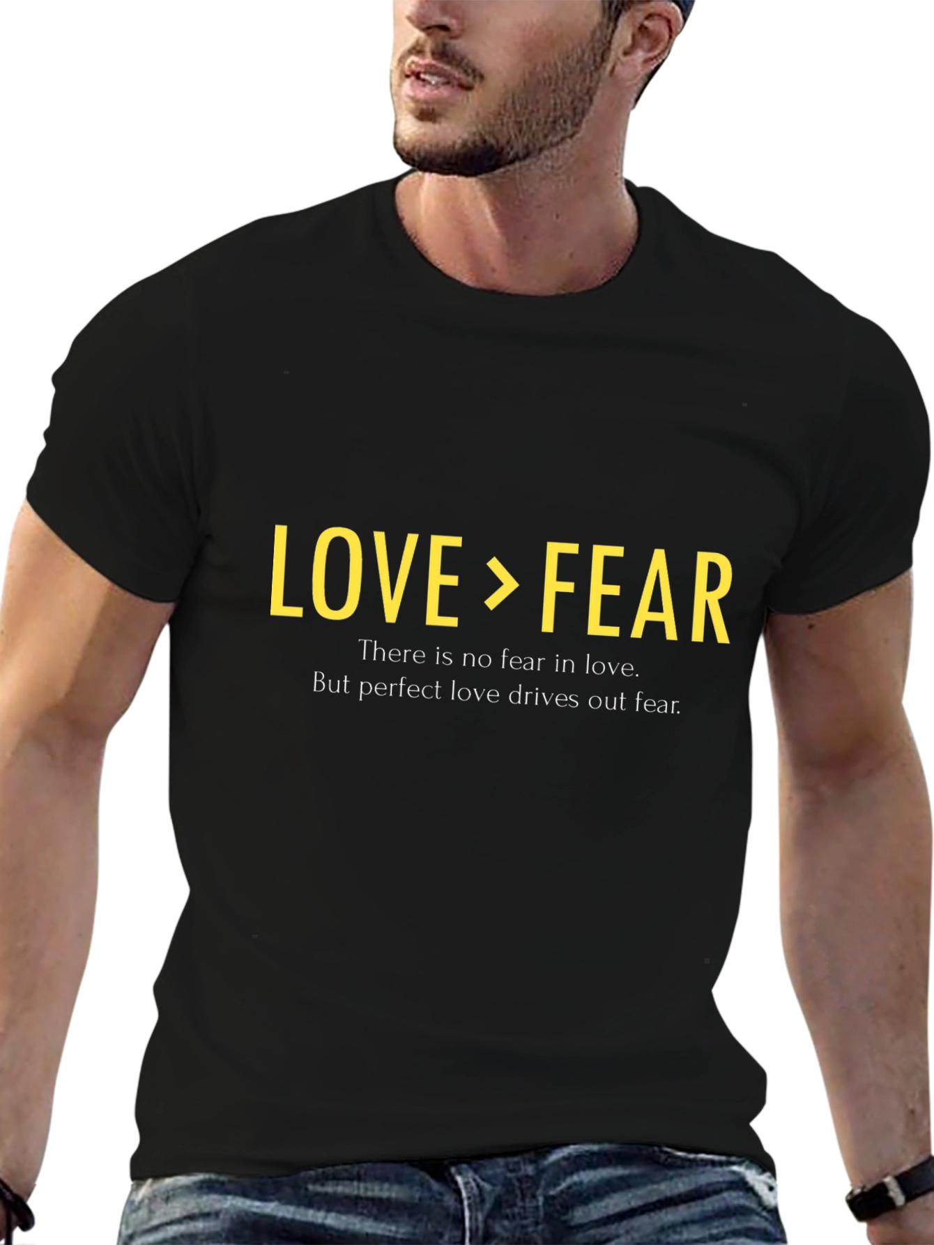 Love Over Fear Graphic T-Shirt