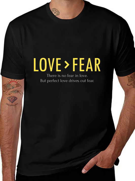 Love Over Fear Graphic T-Shirt