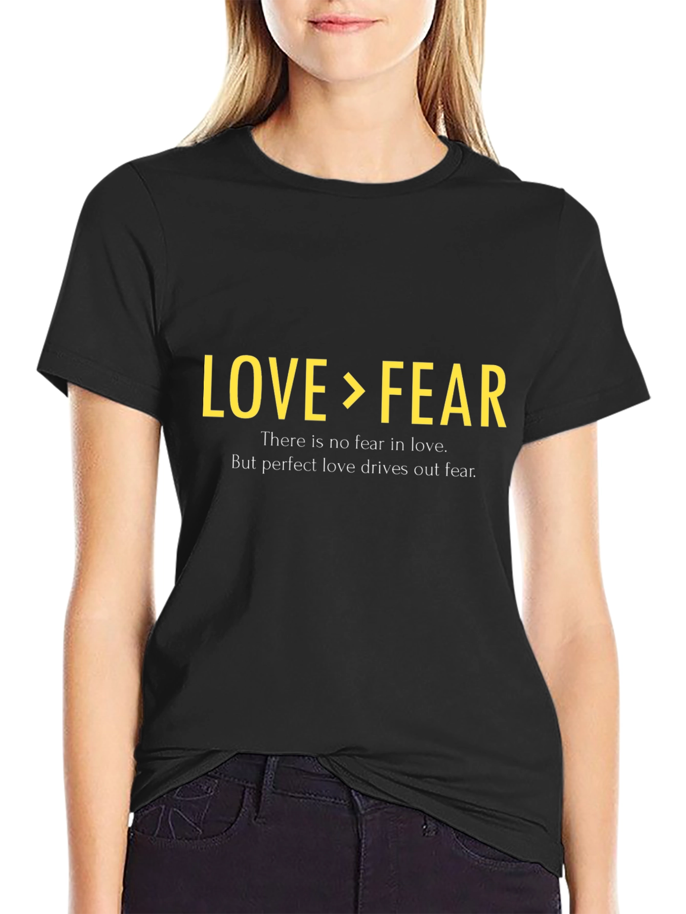 Love Over Fear Graphic T-Shirt