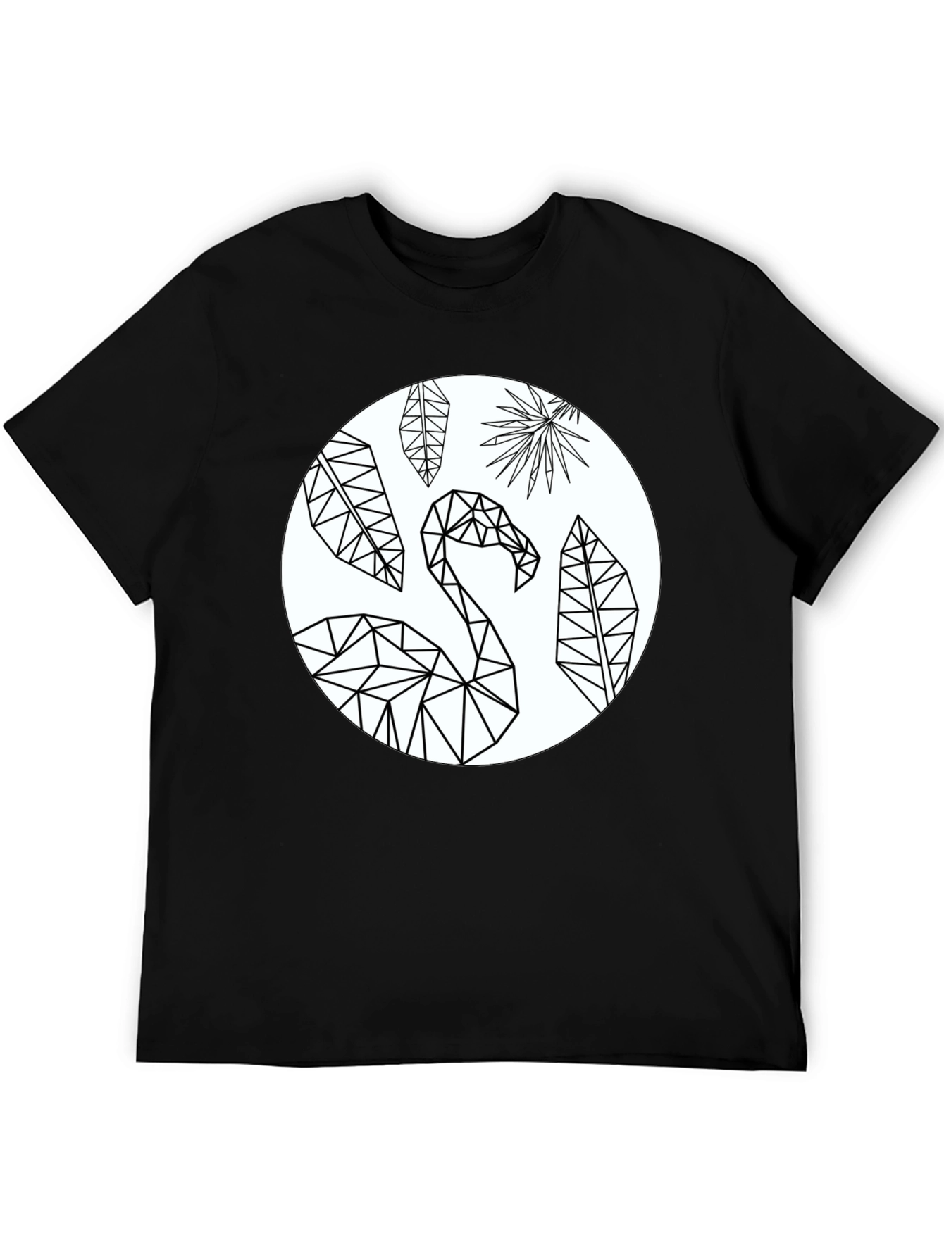 Geometric Flamingo Graphic Tee