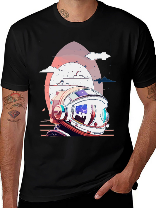 Retro Astronaut Helmet T-Shirt