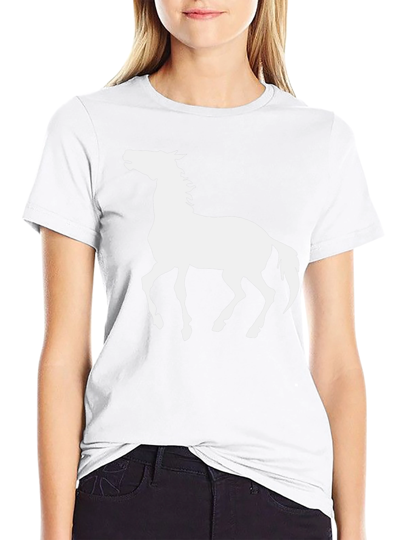 Black Horse Graphic T-Shirt - Unisex