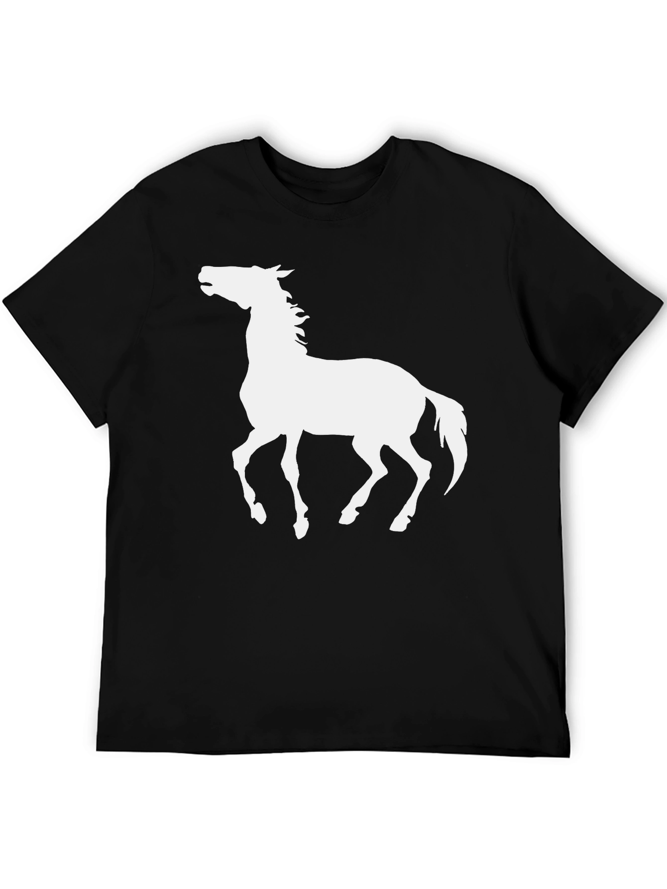 Black Horse Graphic T-Shirt - Unisex