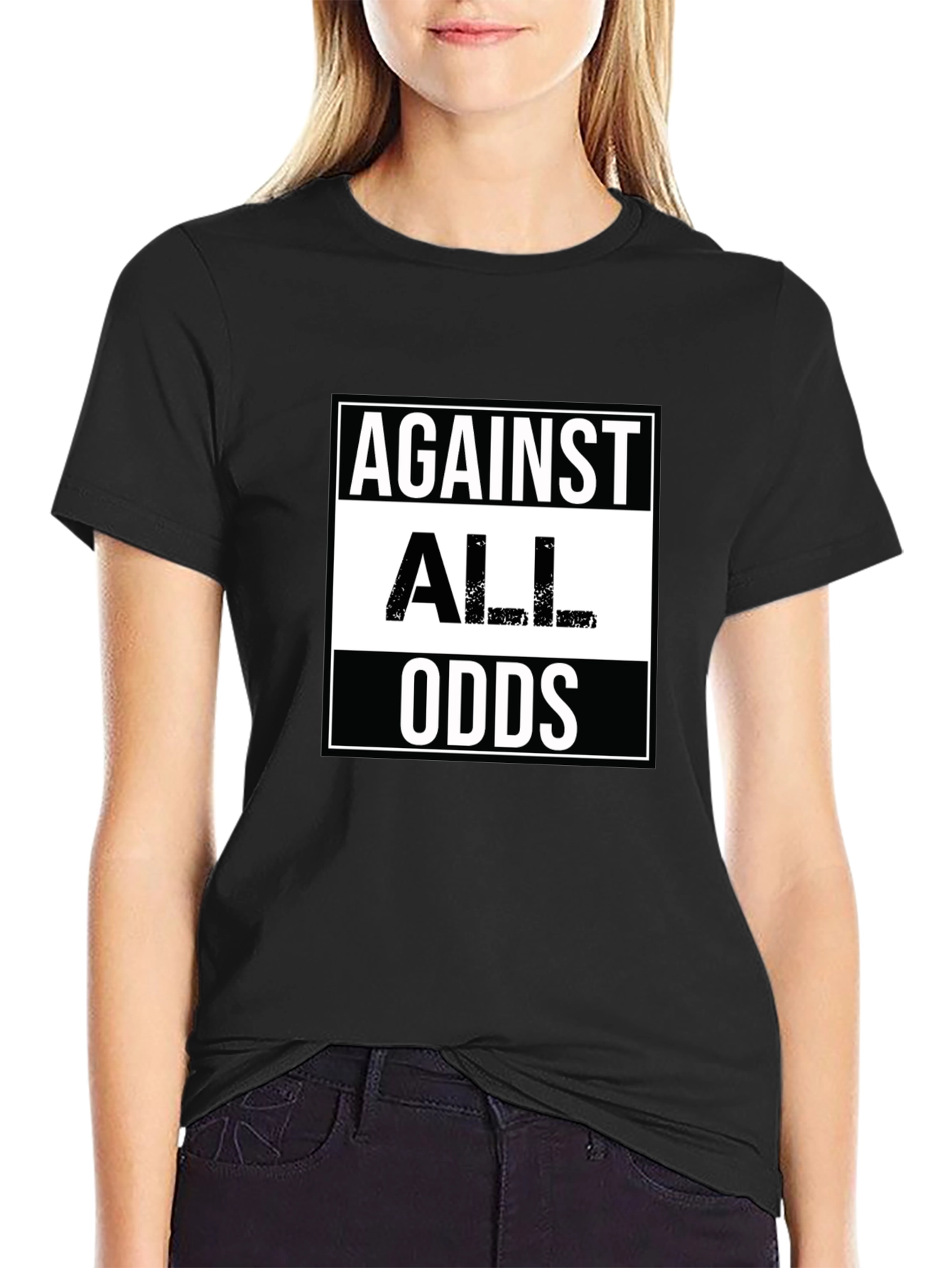 Against All Odds Graphic Print Tee