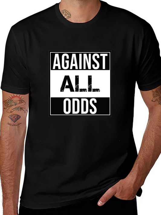 Against All Odds Graphic Print Tee