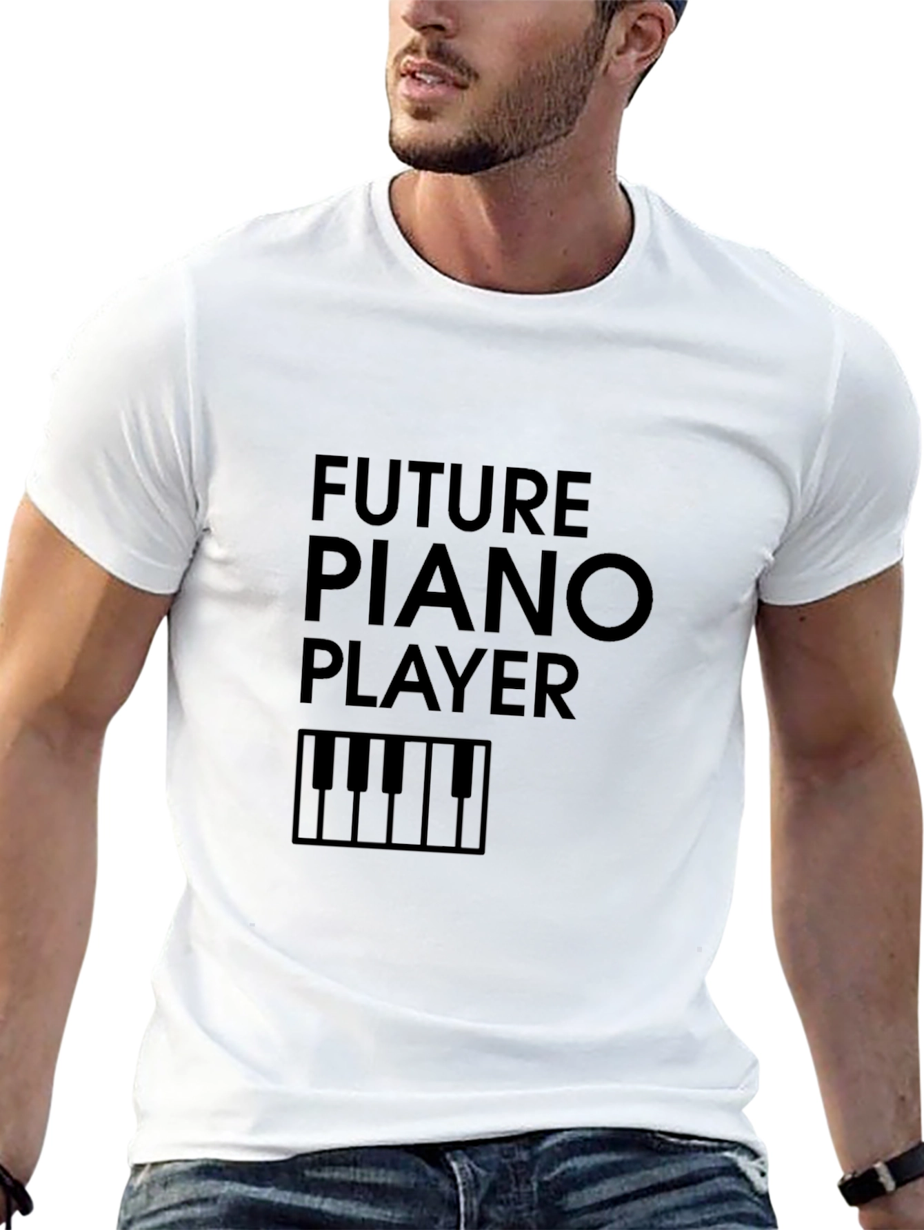 Future Piano Player Graphic Tee