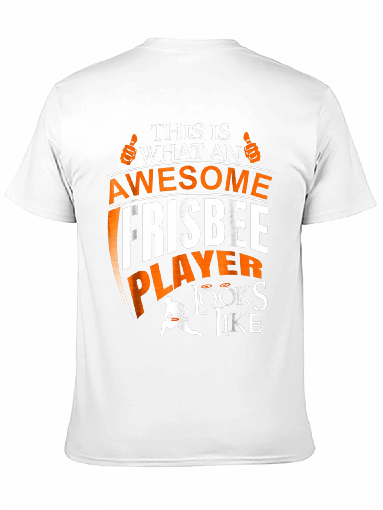 Awesome Frisbee Player Graphic Tee
