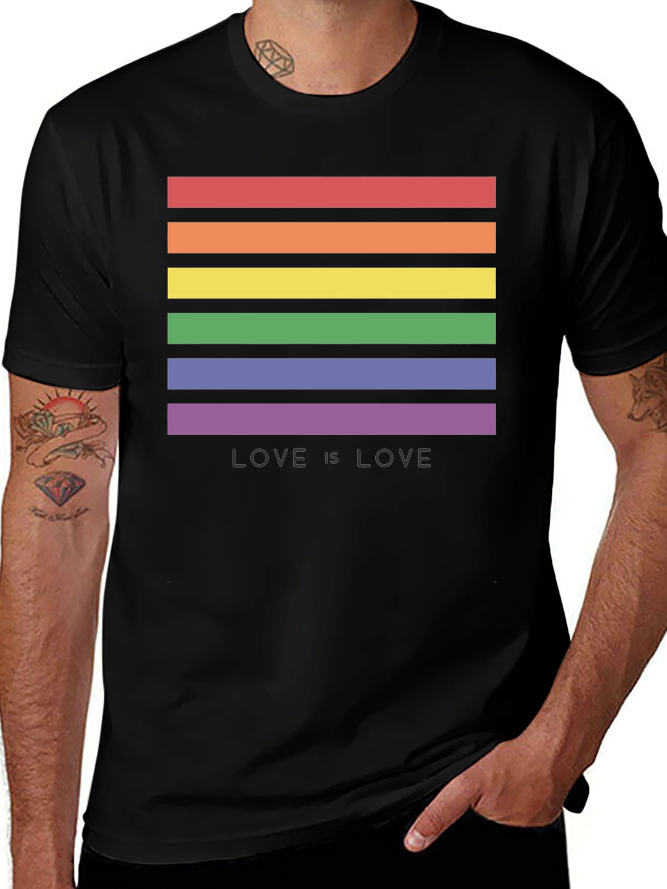 Love is Love Rainbow Pride T-Shirt