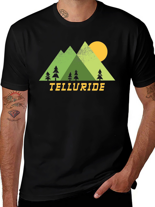 Telluride Mountain Graphic Tee - Black