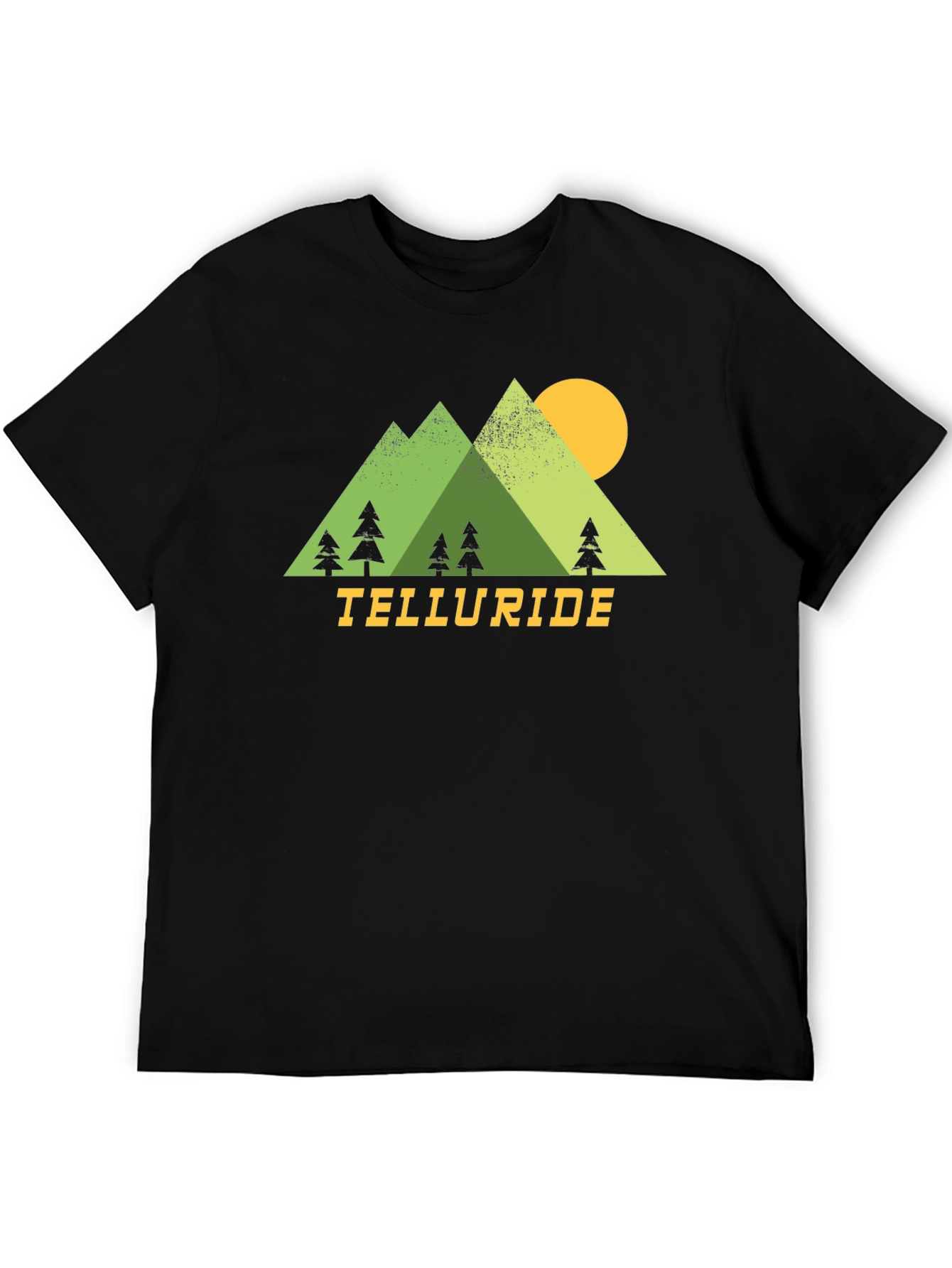 Telluride Mountain Graphic Tee - Black