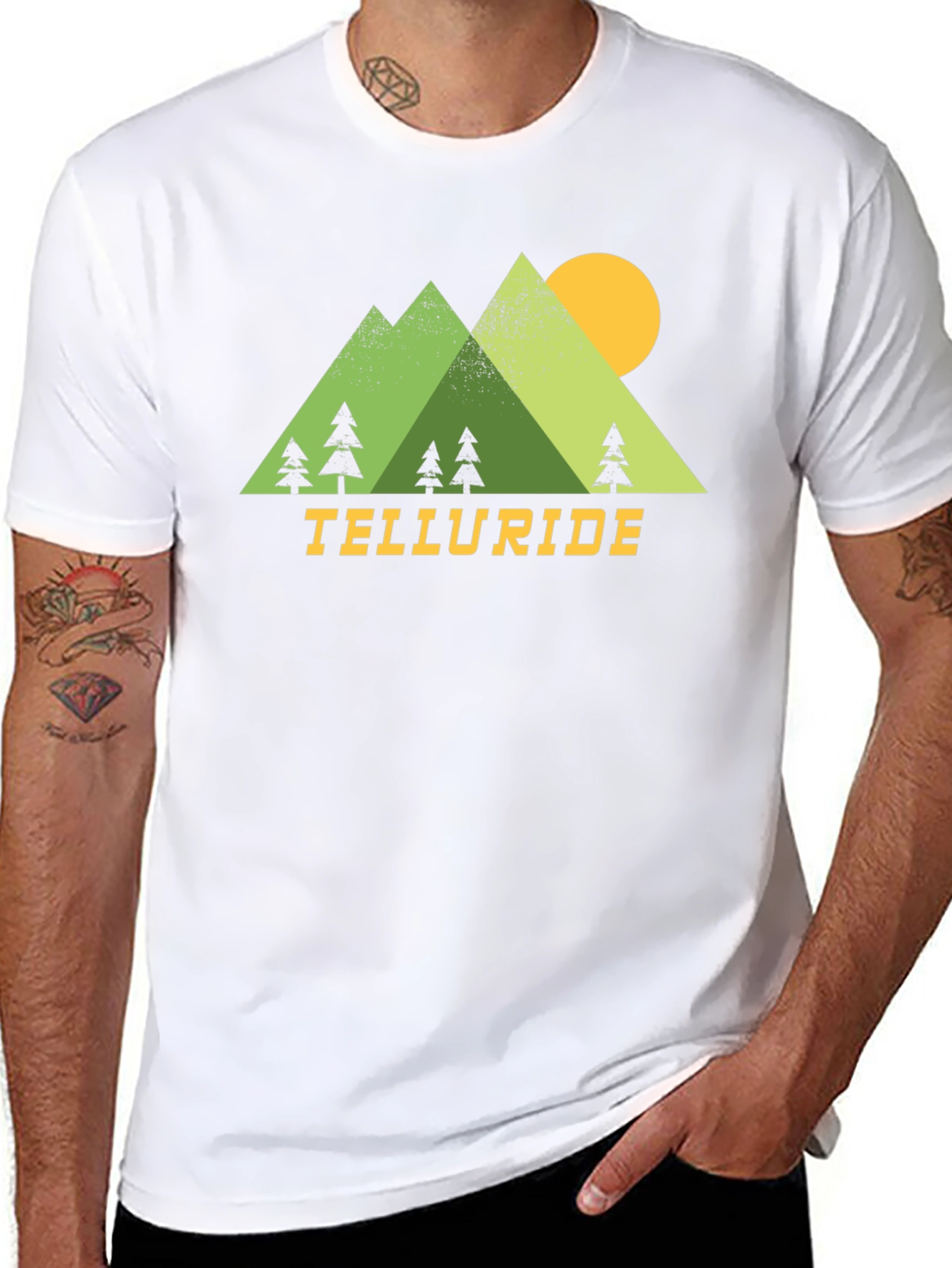 Telluride Mountain Graphic Tee - Black