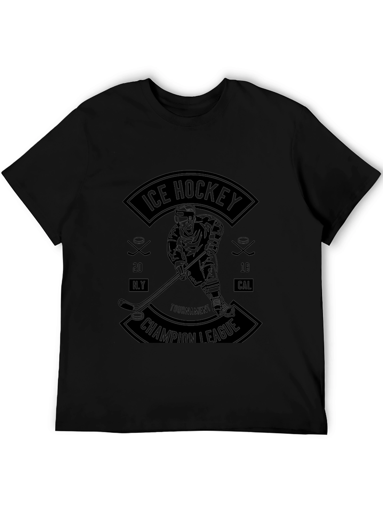 Ice Hockey Champion League Graphic Tee