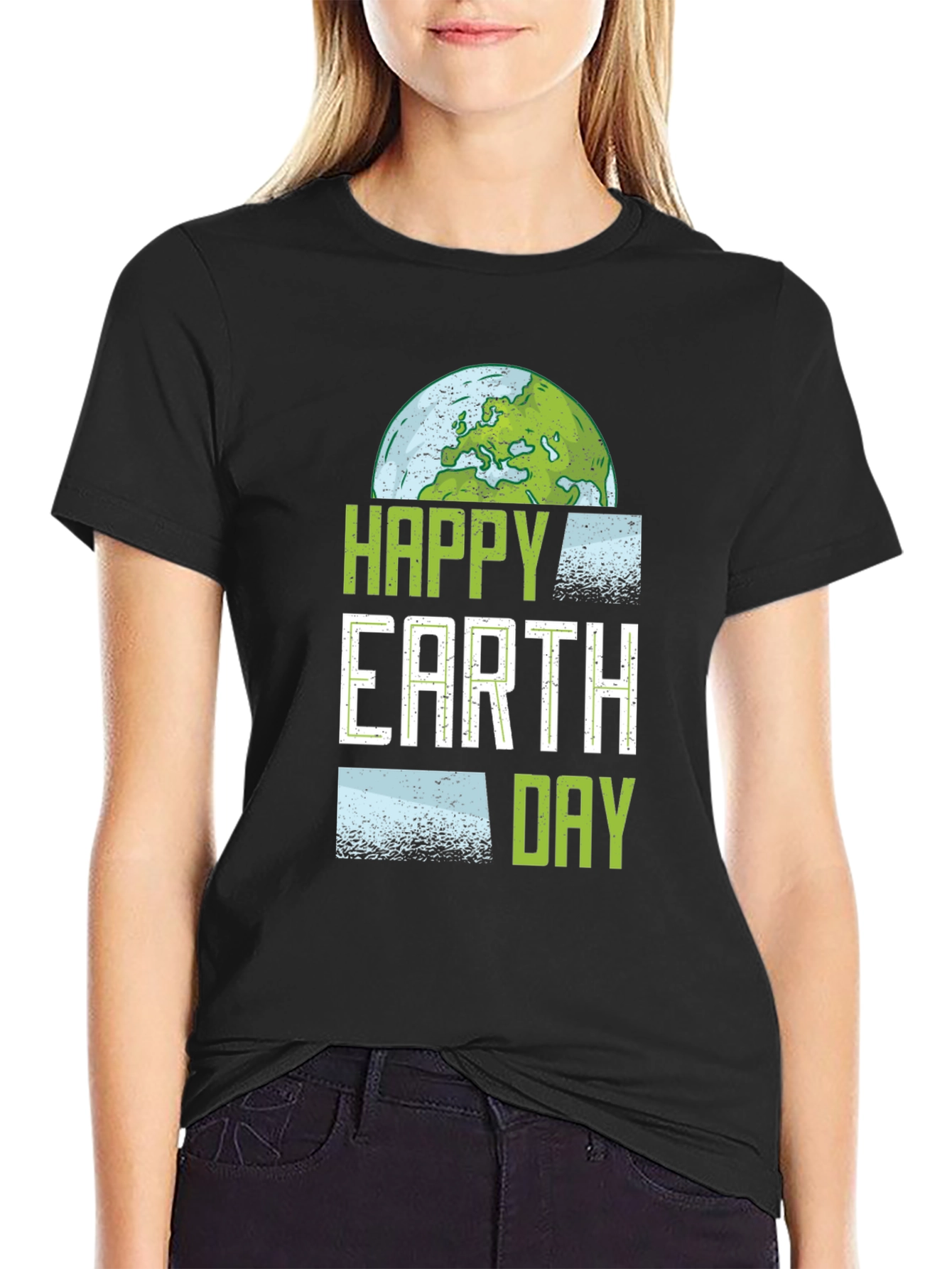 Happy Earth Day Graphic T-Shirt - Eco Friendly Design