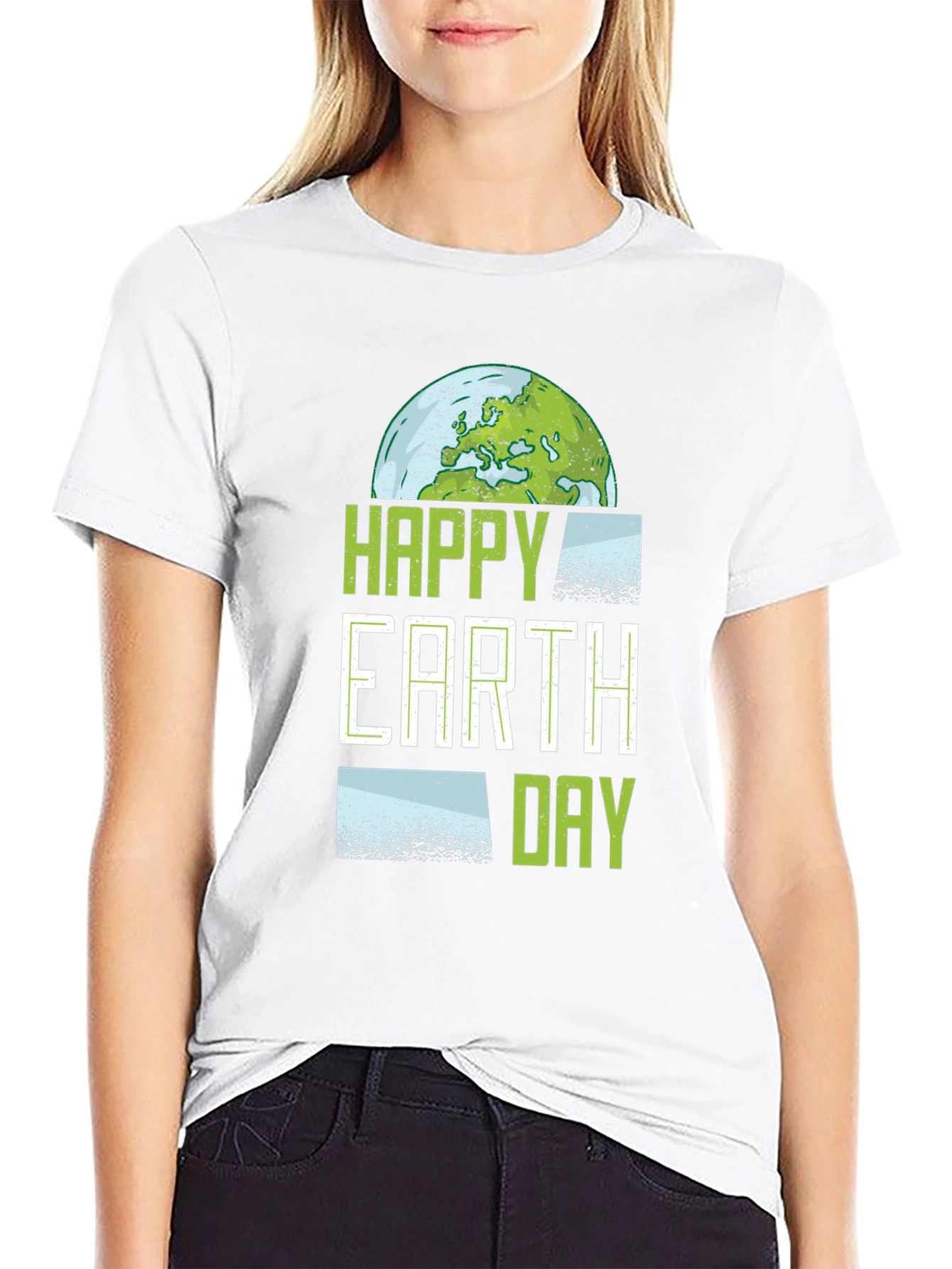 Happy Earth Day Graphic T-Shirt - Eco Friendly Design