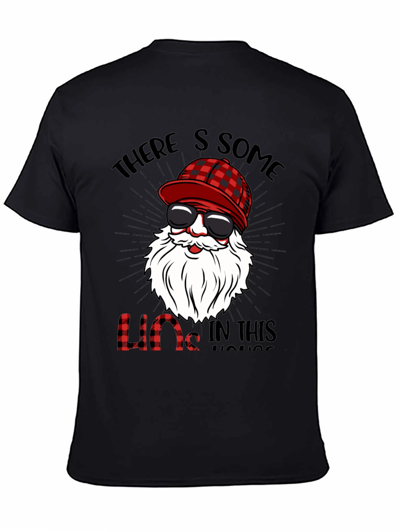 Funny Lumberjack Santa T-Shirt - Holiday Humor