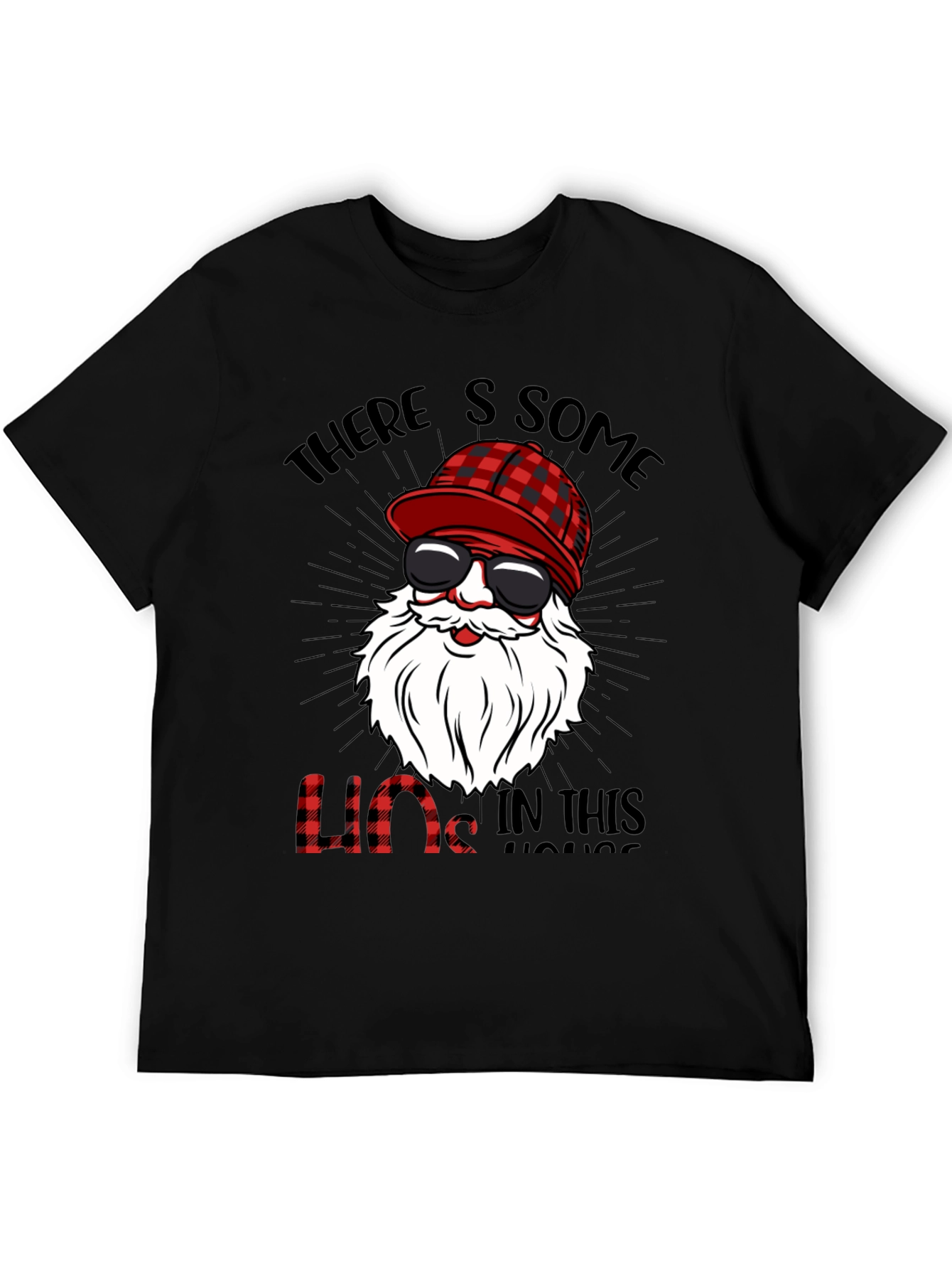 Funny Lumberjack Santa T-Shirt - Holiday Humor