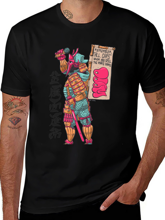 Samurai DOOM T-Shirt - Remember All Caps