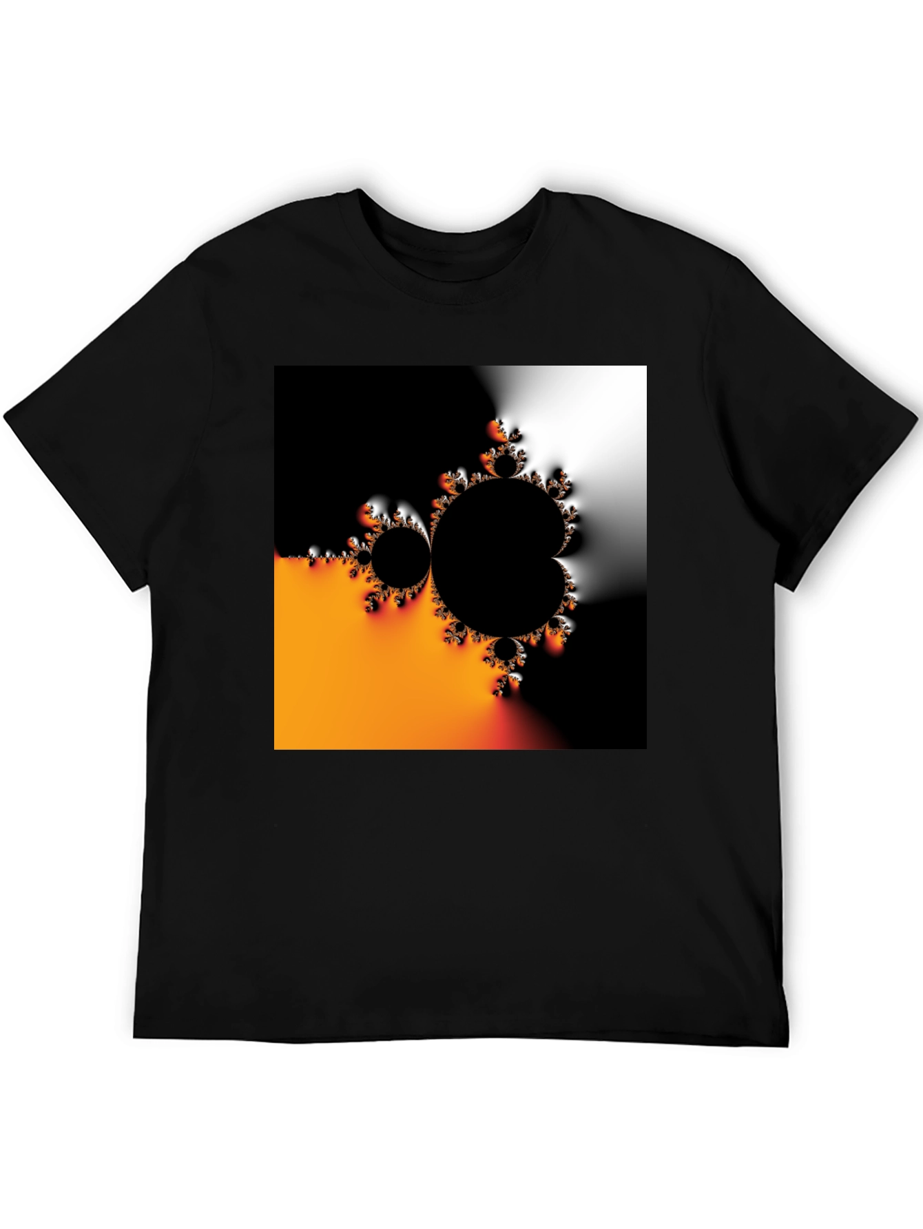Abstract Design Tee - Black Graphic T-Shirt