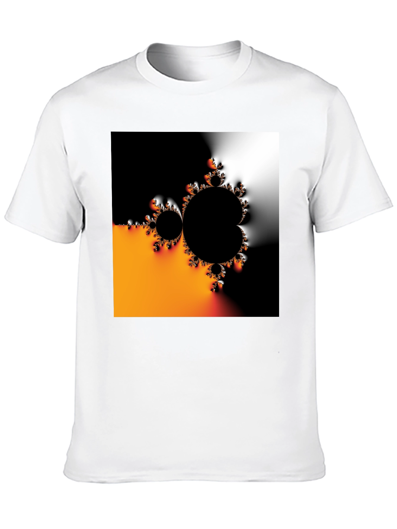 Abstract Design Tee - Black Graphic T-Shirt