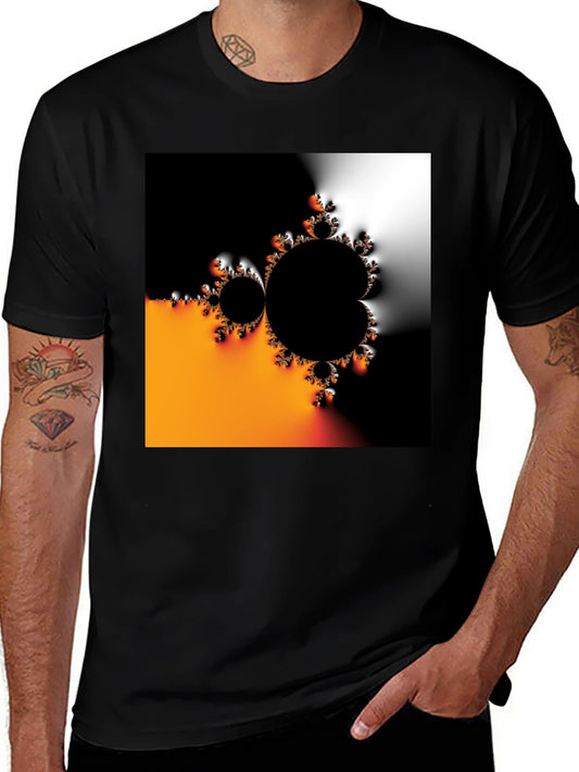 Abstract Design Tee - Black Graphic T-Shirt