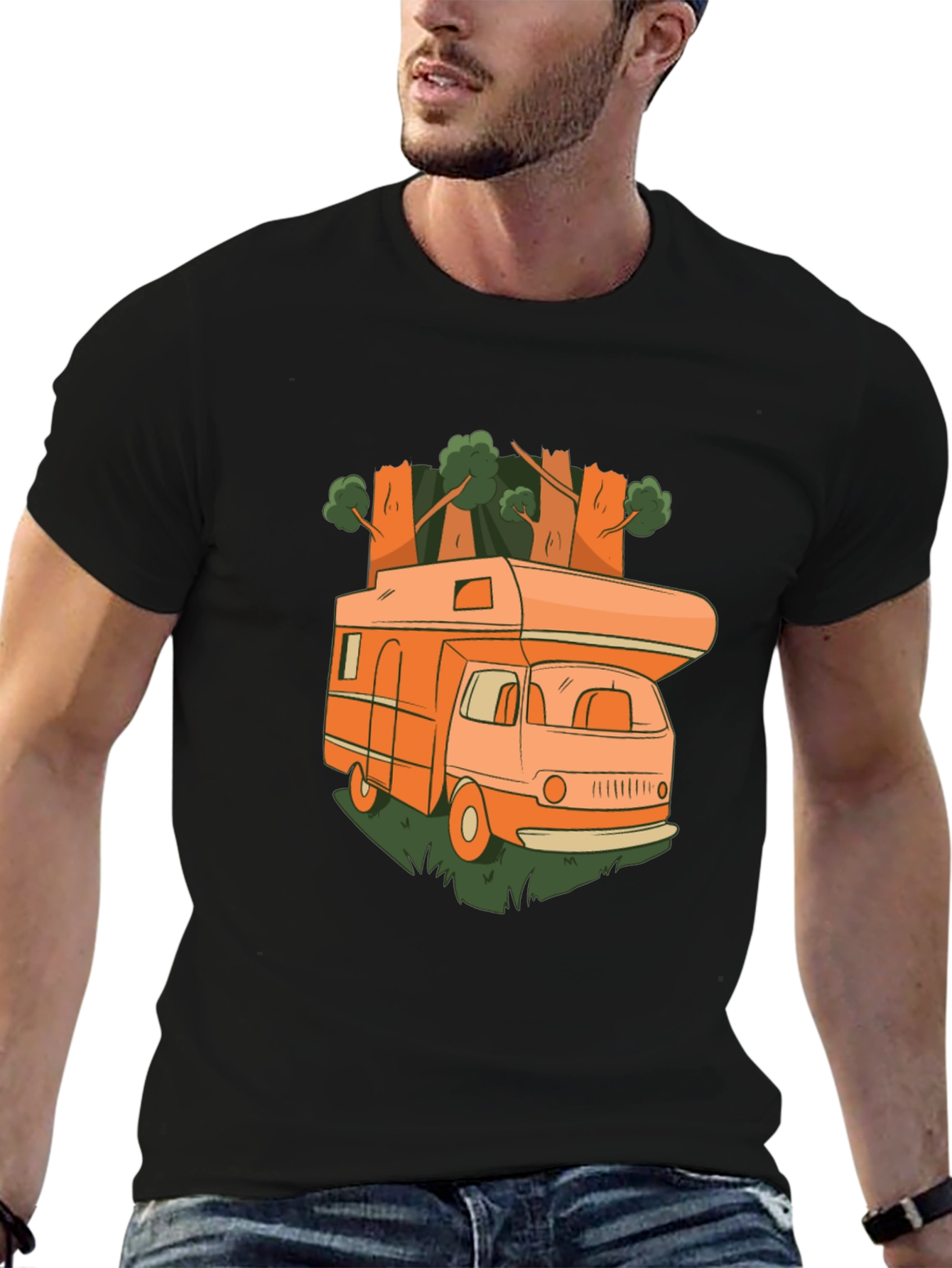 Retro Camper Graphic T-Shirt