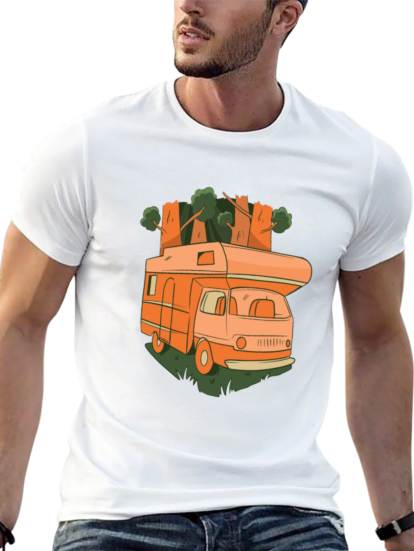 Retro Camper Graphic T-Shirt
