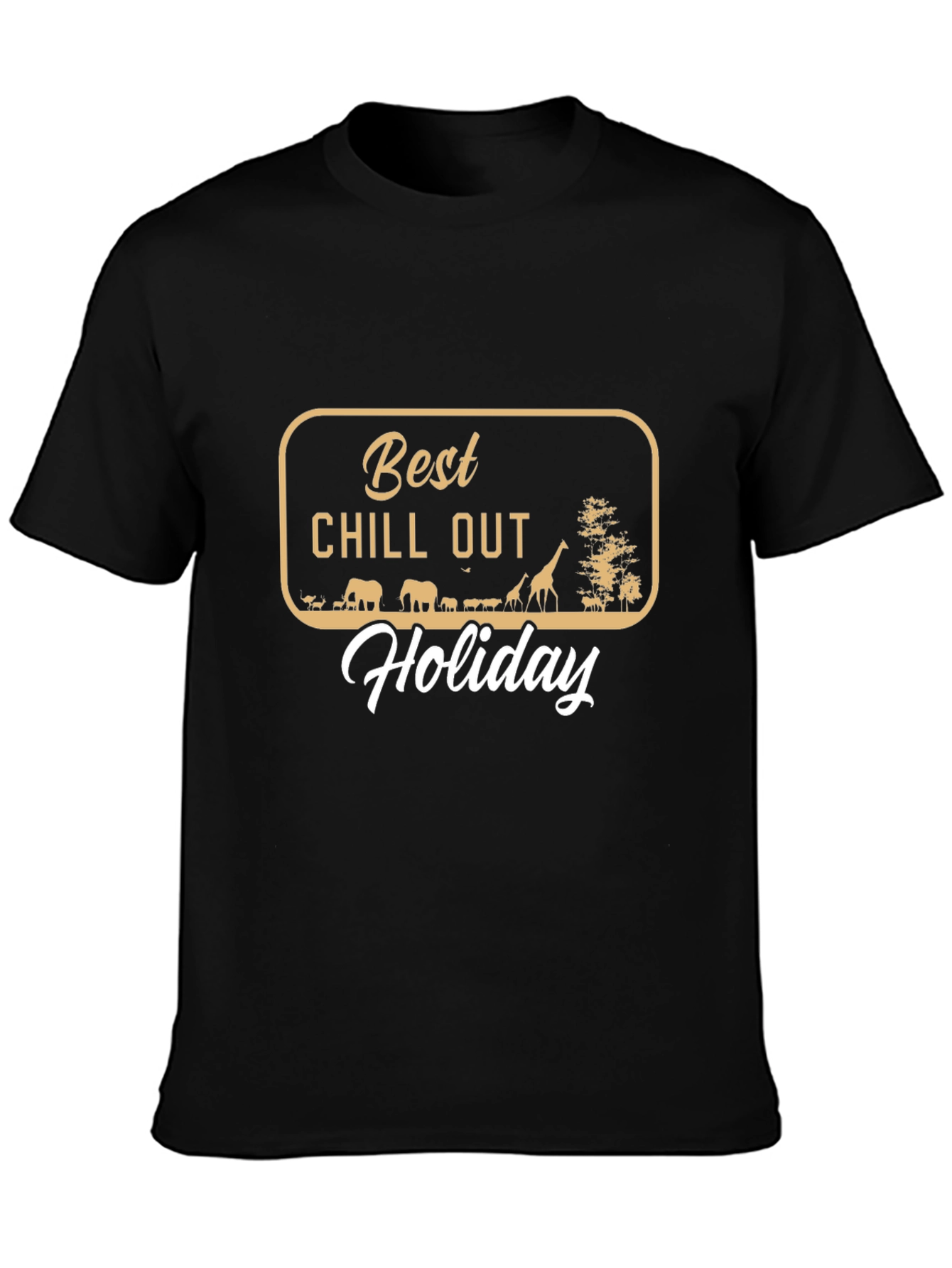 Best Chill Out Holiday Graphic T-Shirt