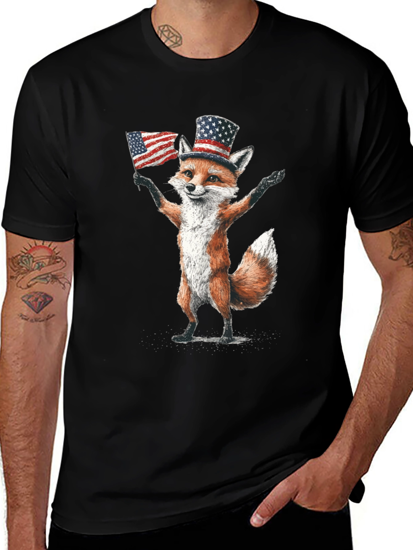 Patriotic Fox T-Shirt